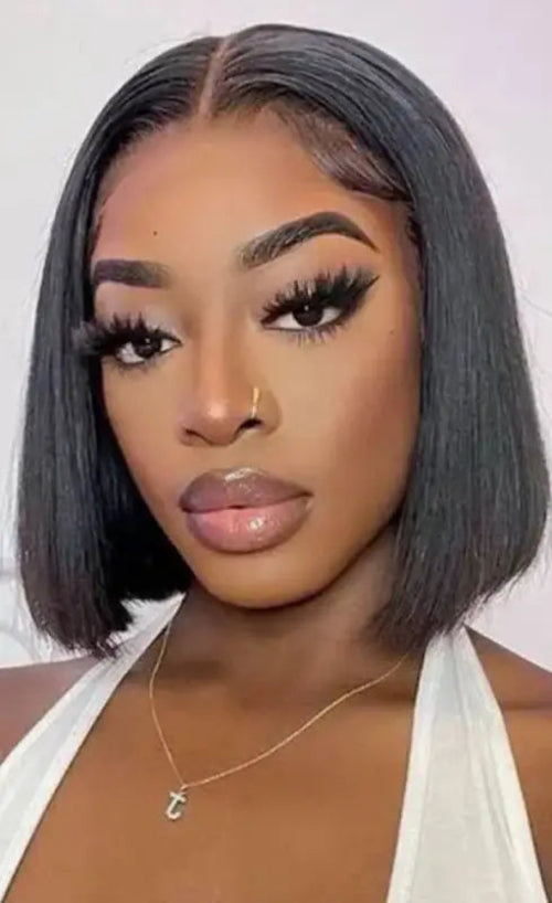 Alice | Long Bob Human Hair Wig with 4x4 Lace Front