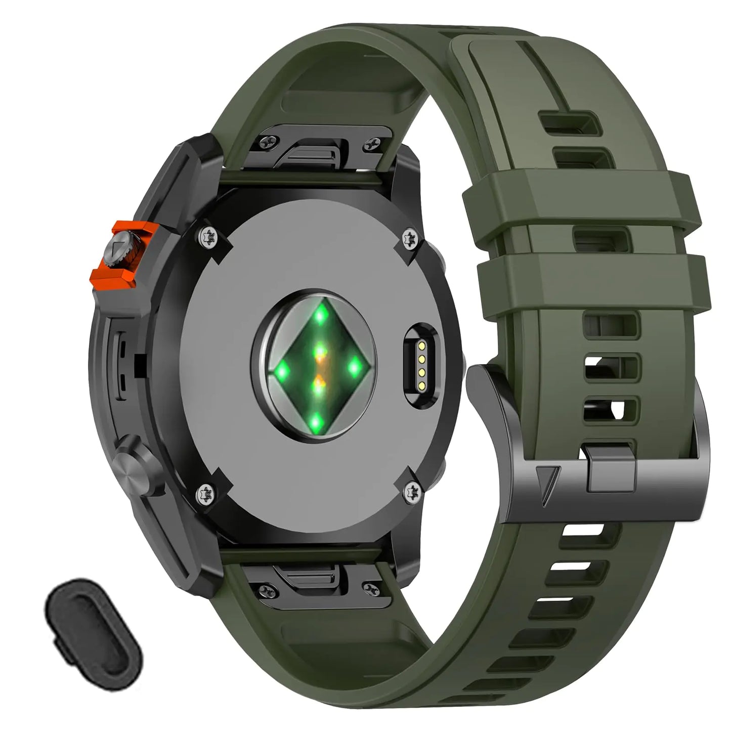 22mm Quickfit Watch Band Compatible with Garmin Fenix 8 AMOLED 47mm/Fenix E/7 Pro/7/6 Pro/6/5 Plus/5, Silicone Straps for Descent G1 Solar/Epix Pro 47mm/Approach S70/Forerunner 965/955