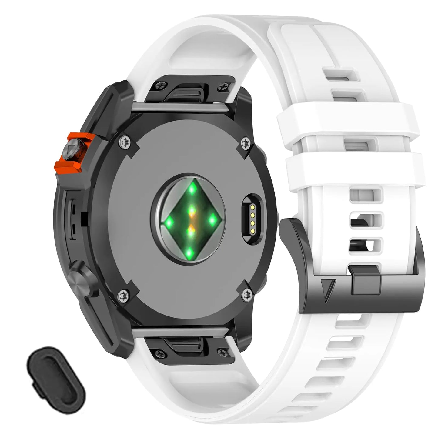 22mm Quickfit Watch Band Compatible with Garmin Fenix 8 AMOLED 47mm/Fenix E/7 Pro/7/6 Pro/6/5 Plus/5, Silicone Straps for Descent G1 Solar/Epix Pro 47mm/Approach S70/Forerunner 965/955