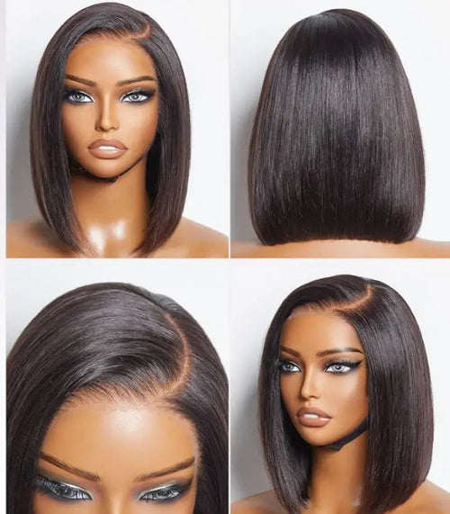 Alice | Long Bob Human Hair Wig with 4x4 Lace Front