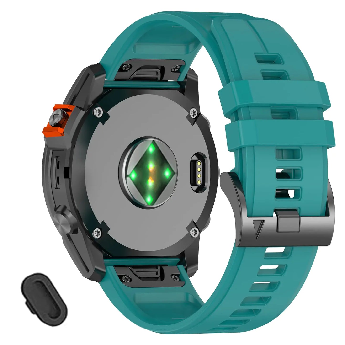 22mm Quickfit Watch Band Compatible with Garmin Fenix 8 AMOLED 47mm/Fenix E/7 Pro/7/6 Pro/6/5 Plus/5, Silicone Straps for Descent G1 Solar/Epix Pro 47mm/Approach S70/Forerunner 965/955