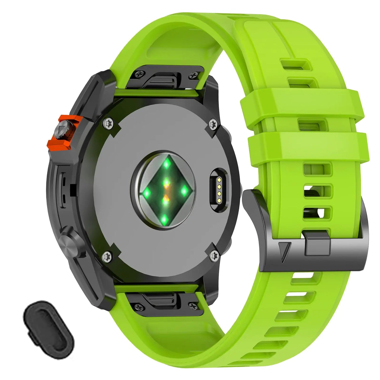 22mm Quickfit Watch Band Compatible with Garmin Fenix 8 AMOLED 47mm/Fenix E/7 Pro/7/6 Pro/6/5 Plus/5, Silicone Straps for Descent G1 Solar/Epix Pro 47mm/Approach S70/Forerunner 965/955