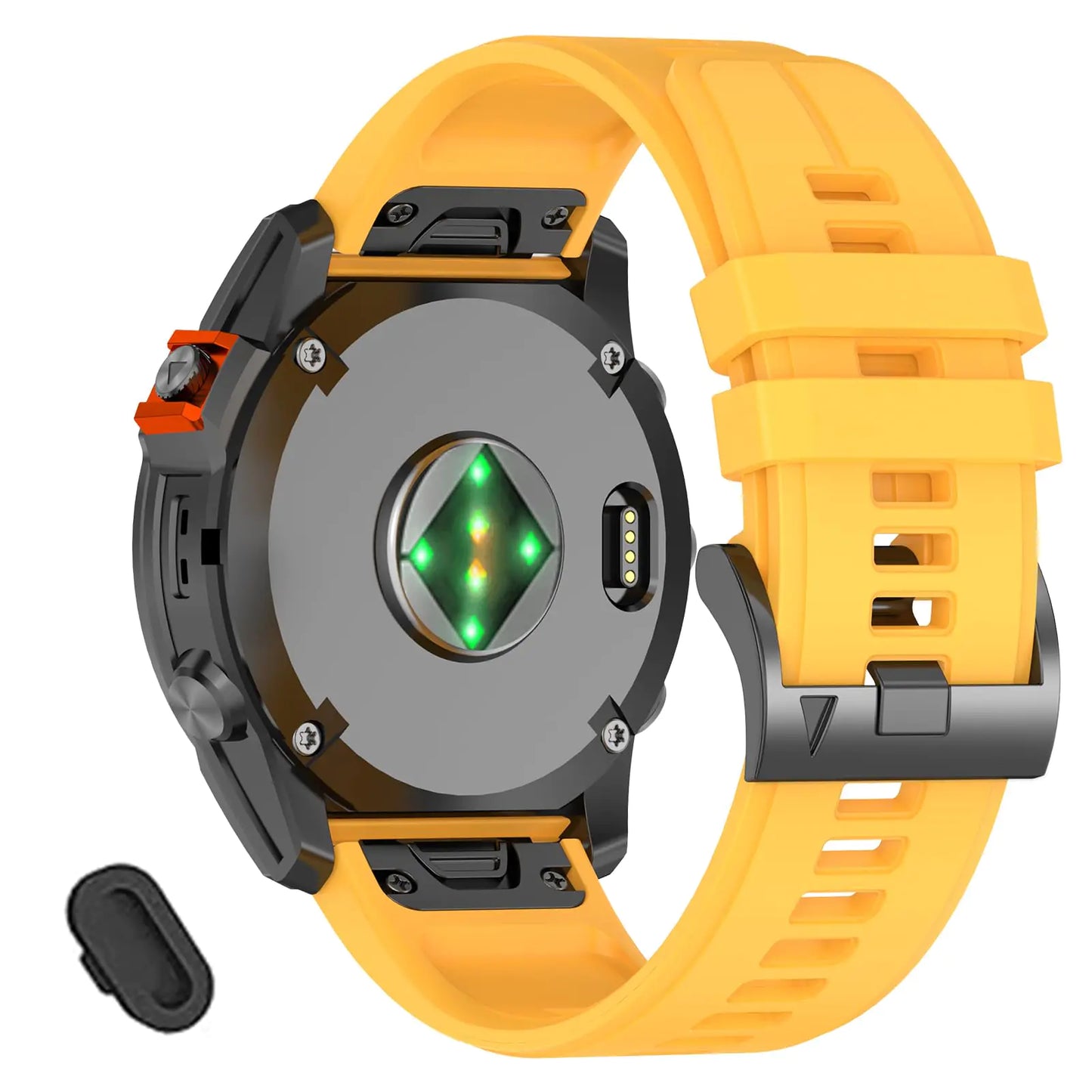 22mm Quickfit Watch Band Compatible with Garmin Fenix 8 AMOLED 47mm/Fenix E/7 Pro/7/6 Pro/6/5 Plus/5, Silicone Straps for Descent G1 Solar/Epix Pro 47mm/Approach S70/Forerunner 965/955