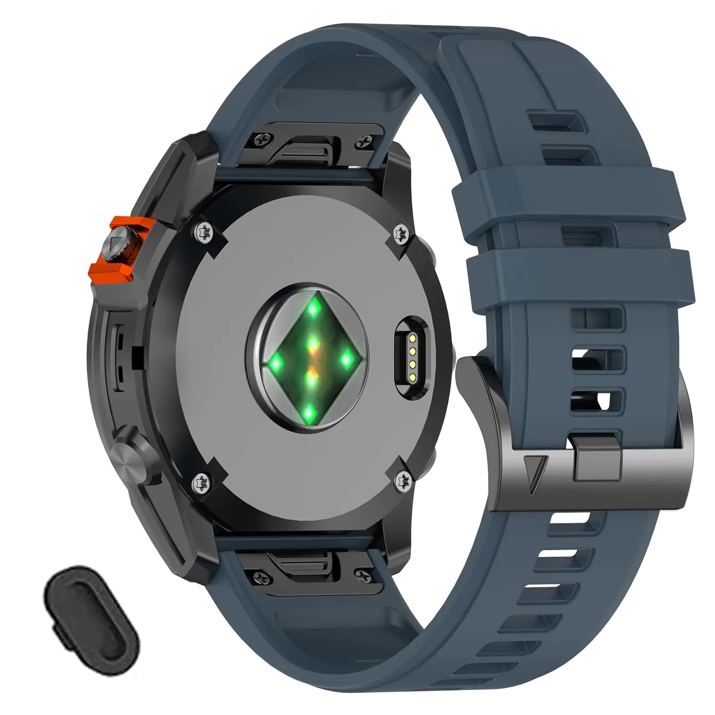 22mm Quickfit Watch Band Compatible with Garmin Fenix 8 AMOLED 47mm/Fenix E/7 Pro/7/6 Pro/6/5 Plus/5, Silicone Straps for Descent G1 Solar/Epix Pro 47mm/Approach S70/Forerunner 965/955