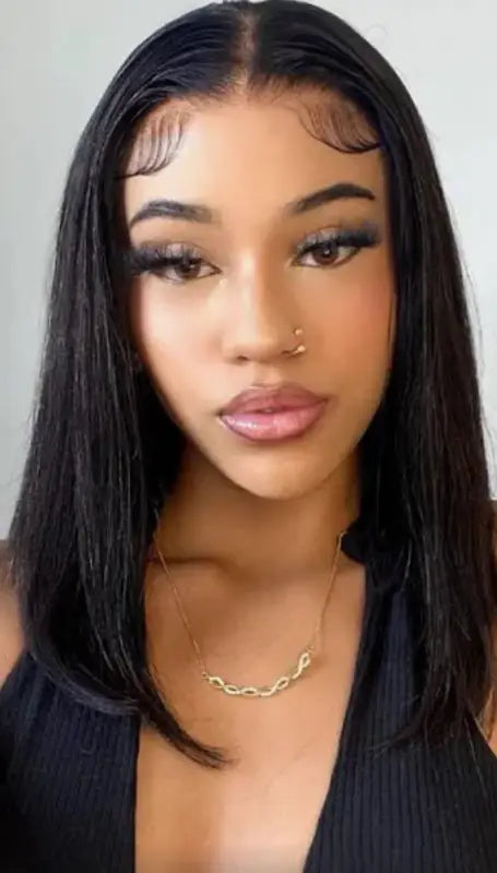 Alice | Long Bob Human Hair Wig with 4x4 Lace Front