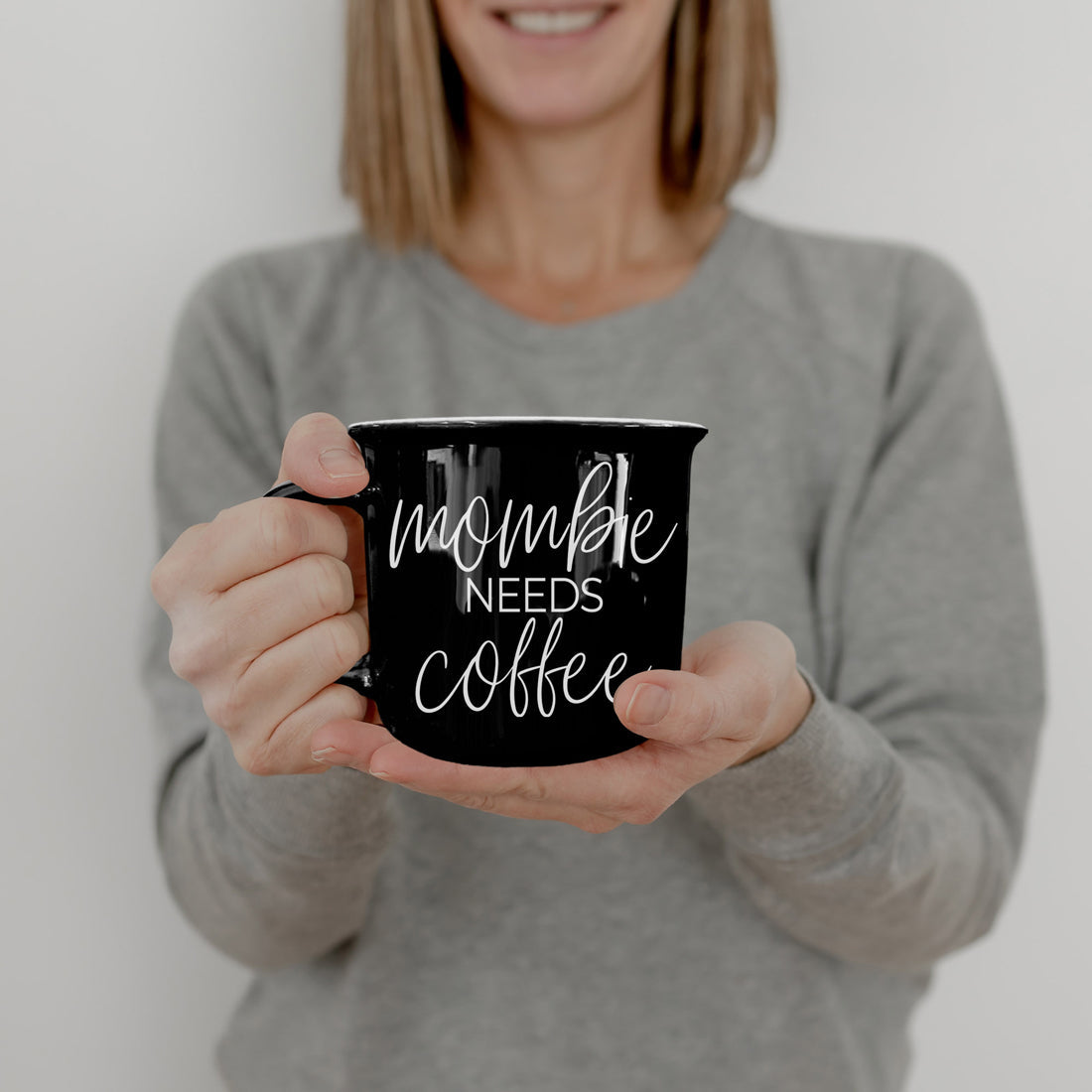 Mombie | Funny Black Halloween Coffee Mug