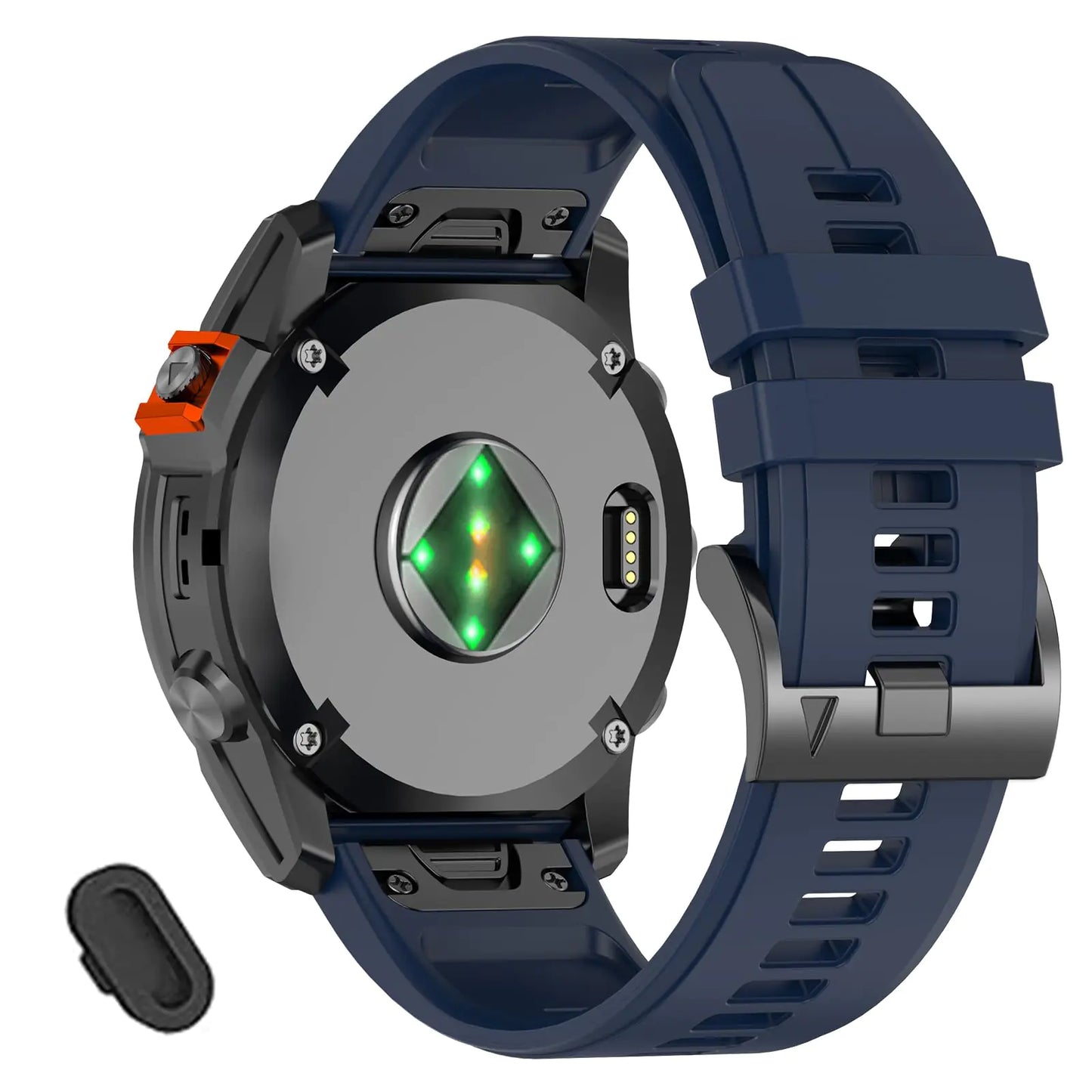 22mm Quickfit Watch Band Compatible with Garmin Fenix 8 AMOLED 47mm/Fenix E/7 Pro/7/6 Pro/6/5 Plus/5, Silicone Straps for Descent G1 Solar/Epix Pro 47mm/Approach S70/Forerunner 965/955
