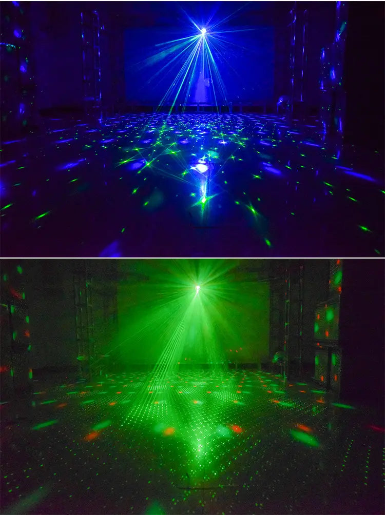 LED Disco Ball Light RGB Projector for Parties (1 Set)