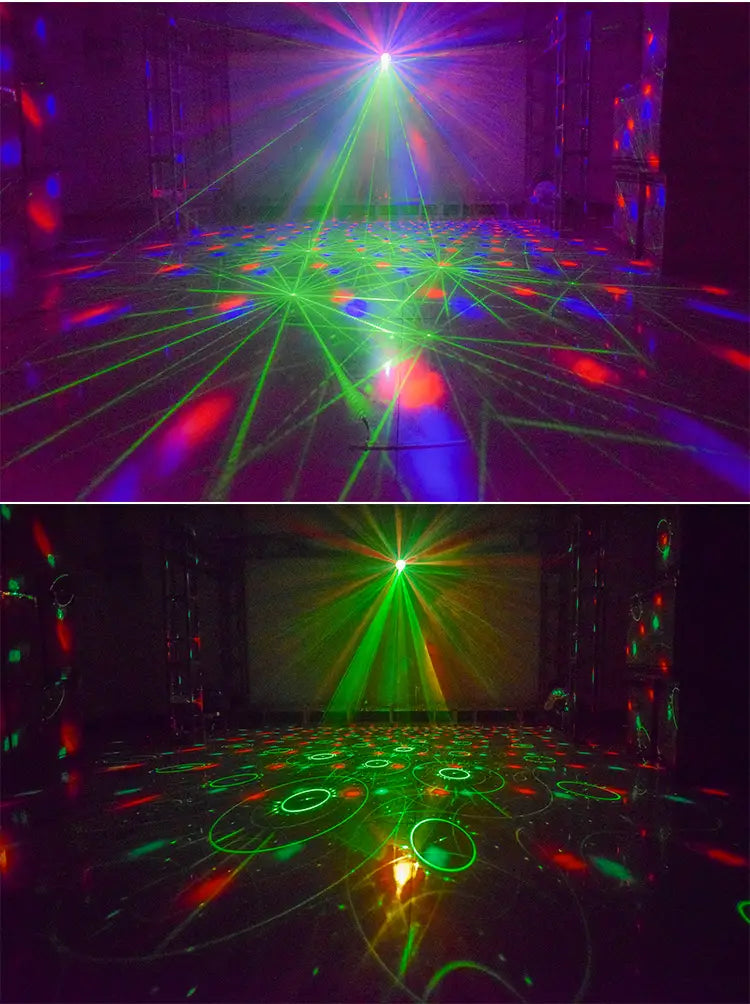 LED Disco Ball Light RGB Projector for Parties (1 Set)