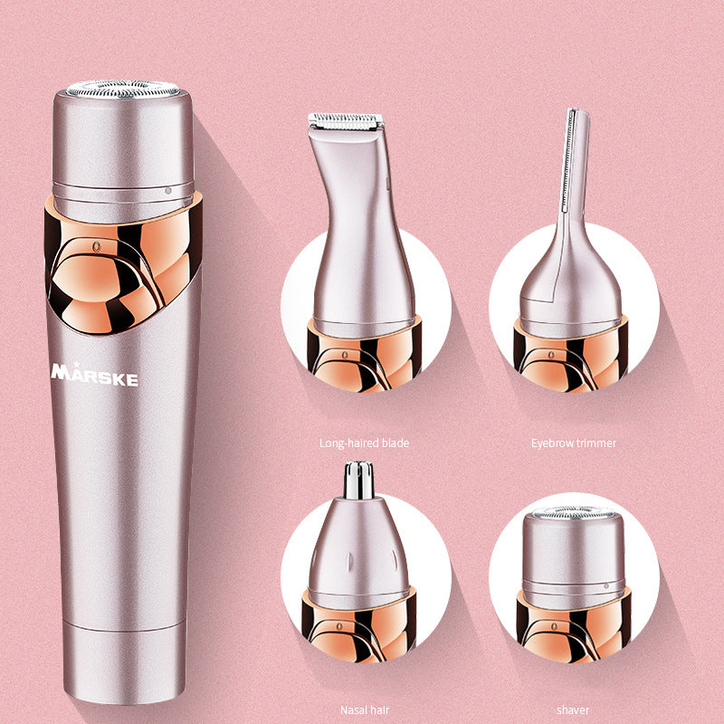 Marske grooming tool set on a pink background