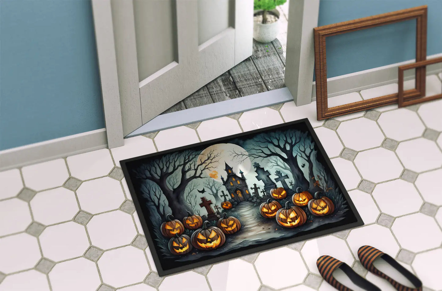 Eerie Entry Halloween Mat