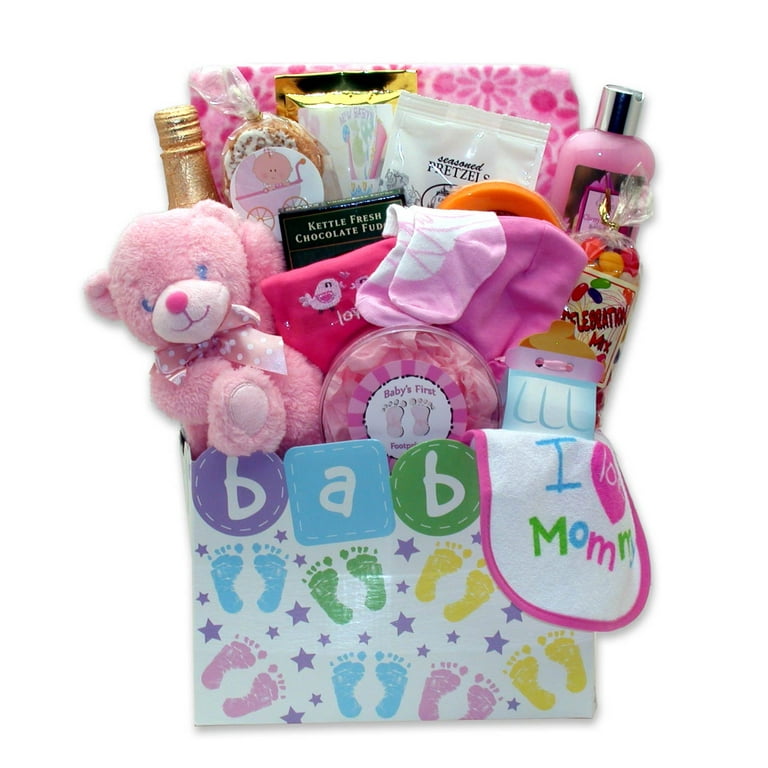 New Baby Celebration Gift Box - Pink-  baby girl gifts - new baby gift