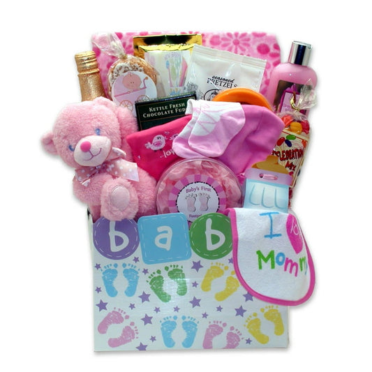 New Baby Celebration Gift Box - Pink-  baby girl gifts - new baby gift